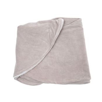 Чехол на подушку для беременных Twins Multi, велюр хлопковый, 190х35 см, серый (1203-CTVe-10) - Pampik