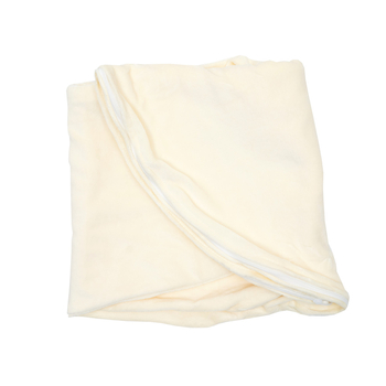 Чохол на подушку для вагітних Twins Multi, велюр бавовняний, 190х35 см, кремовий (1203-CTVe-205) - Pampik