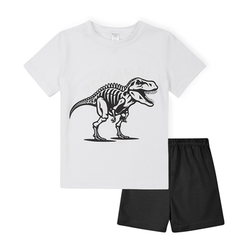 Піжама, що світиться Garnamama Neon PG Summer 164 Білий Чорний (1030519.9877361) - Pampik