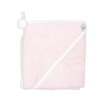 Рушник-куточок Twins Smurf, 100x100 см, рожевий (1510-RTS-24B) - Pampik