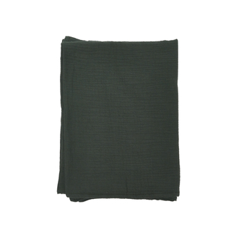 Пелюшка Twins, муслінова, 2-х шарова, 130х100 см, зелений (1611-PM-130/100-06) - Pampik