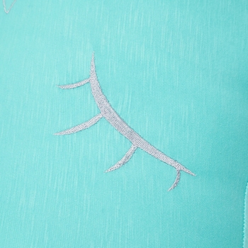 Подушка для вагітних та годування Twins Moon, трикотаж, 60х68х18 см, бирюзовий (1204-TM-03) - Pampik - 2