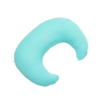 Подушка для вагітних та годування Twins Moon, трикотаж, 60х68х18 см, бирюзовий (1204-TM-03) - Pampik