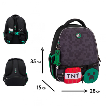 Рюкзак каркасний YES H-100 Minecraft World (559860) - Pampik - 2