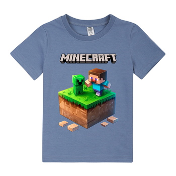 Футболка Garnamama Ukraine t-shirt MINECRAFT 2025 146-152 Голубой (1056351.14213311) - Pampik