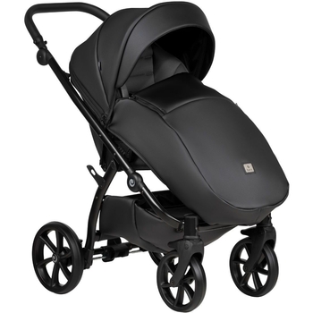 Універсальна коляска 2 в 1 Tutis UNO 5+ Leather collection Jet Black (1402699) - Pampik - 7
