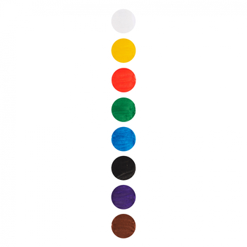 Краски акварельные Yes Orange Line 8 цветов, медовые, без кисточки (110298) - Pampik - 6