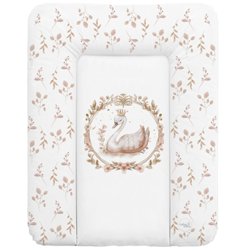 Пеленальный матрас Ceba Baby Basic Glamour Style, 75x72 см, белый (W-144-000-784) - Pampik