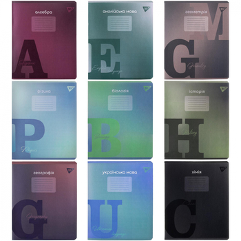 Набір зошитів YES Предметка Fusion А5, 48 стор., 9 видів (767487) - Pampik