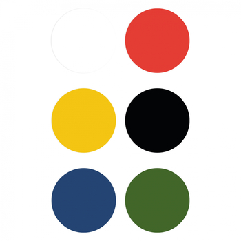 Краски гуашевые Yes Orange Line, 6 цветов по 20 мл (230430) - Pampik - 7