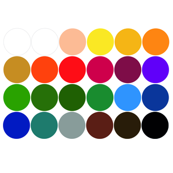 Краски гуашевые Yes Orange Line, 24 цвета по 20 мл (230434) - Pampik - 7