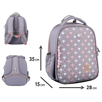 Рюкзак каркасний YES H-100 With Love (559840) - Pampik - 2