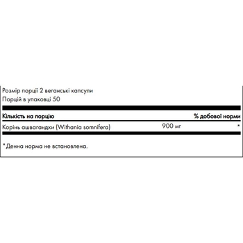 Ашваганда для спокою Swanson Ashwagandha 450 мг, 100 капсул - Pampik - 2