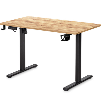 Стол Mealux PowerDesk Lite Mahogany с электрорегулировкой высоты (арт. EVO-201 Lite Mahogany/B) - Pampik