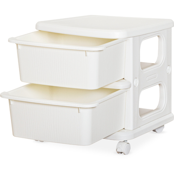 Детский стеллаж Mealux Oscar White (арт. KD-E011 White) - Pampik - 2