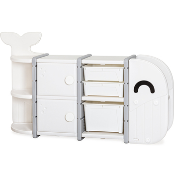 Стелаж Mealux Swimo White (арт. KD-E017 White) - Pampik