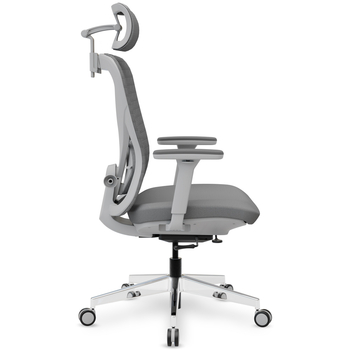 Крісло Mealux Q1 Air Fabric Grey (арт. HF Q-1 F/G) - Pampik - 4