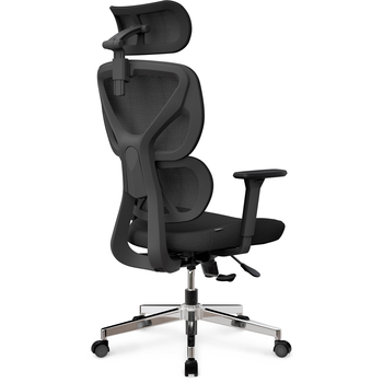 Крісло Mealux D1 Air Fabric Black (арт. HF-D1 F/B) - Pampik - 8