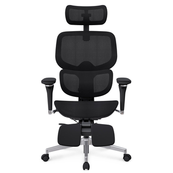 Крісло Mealux D2 Air Plus Black (арт. HF-D2 Plus M/B) - Pampik - 7