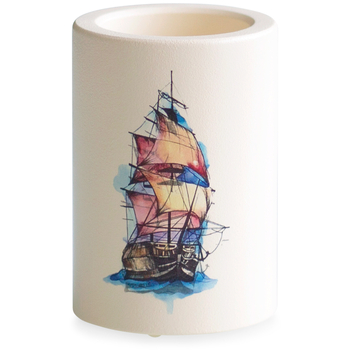 Стакан-органайзер Cute Подовжений Ivory з кораблем - Pampik - 2