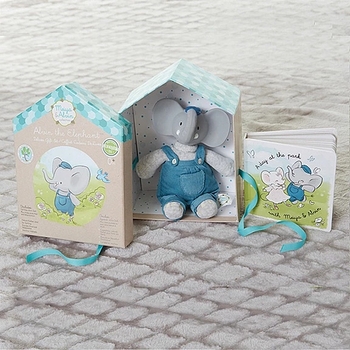 Игровой набор Tikiri 78101: комфортер и книжечка, каучук, синий (37435) - Pampik - 5