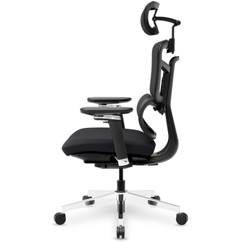 Крісло Mealux S4 Air Fabric Black (арт. HF-S4 F/B) - Pampik - 8