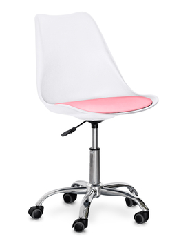 Кресло Hommex Kantri White / Pink (арт. H-231 W/PN MR) - Pampik