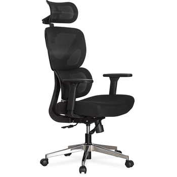 Крісло Mealux D1 Air Fabric Black (арт. HF-D1 F/B) - Pampik