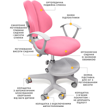 Дитяче крісло Evo-kids Mio-2 KP (арт.Y-408 KP) - Pampik - 2