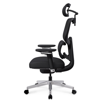 Крісло Mealux D2 Air Fabric Black (арт. HF-D2 F/B) - Pampik - 4