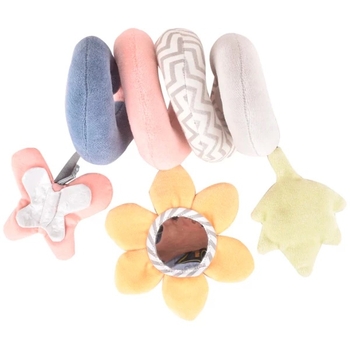 М'яка розвиваюча іграшка-підвіска Tikiri 77229 Спіраль, бежевий (24973) - Pampik