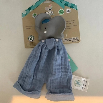 Іграшка-комфортер Tikiri 78172, блакитний (28392) - Pampik - 4