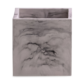 Стакан-органайзер Cute малюнок cірий мармур квадратний - Pampik