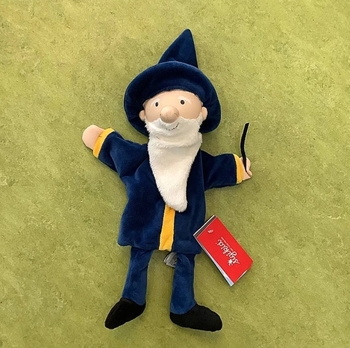 Игрушка мягкая на руку Sigikid Волшебник, 30 см, синий (43123/38297) - Pampik - 8