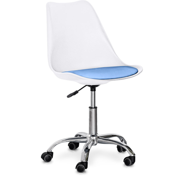 Крісло Evo-kids Capri White / Blue (арт. H-231 W/BL) - Pampik