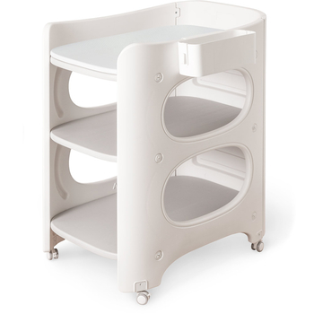 Столик сповивальний Mealux Dora з матрацом (арт. KD-E062 Grey/White+mattress) - Pampik