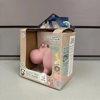 Погремушка-прорезыватель Tikiri 96009, каучук, розовый (22568) - Pampik - 8