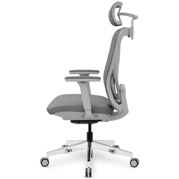 Крісло Mealux Q1 Air Fabric Grey (арт. HF Q-1 F/G) - Pampik - 2