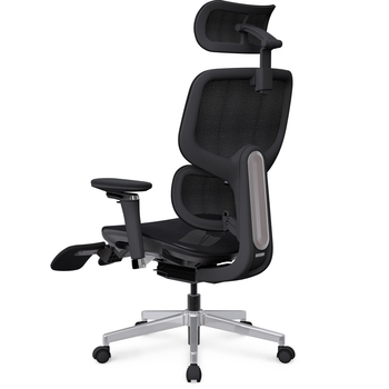 Крісло Mealux D2 Air Plus Black (арт. HF-D2 Plus M/B) - Pampik - 2