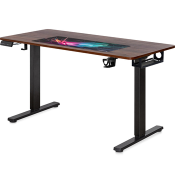 Стол Mealux PowerDesk Duo Walnut (арт. EVO-242 Duo Walnut/B) - Pampik