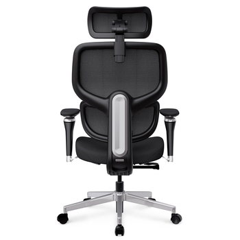 Крісло Mealux D2 Air Fabric Black (арт. HF-D2 F/B) - Pampik - 9