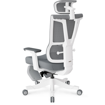 Кресло Mealux S6 Air Fabric Grey White (арт. HF-S6 F/GW) - Pampik - 5