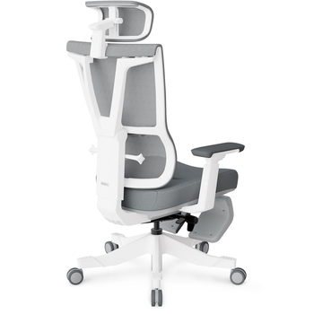 Кресло Mealux S6 Air Fabric Grey White (арт. HF-S6 F/GW) - Pampik - 6