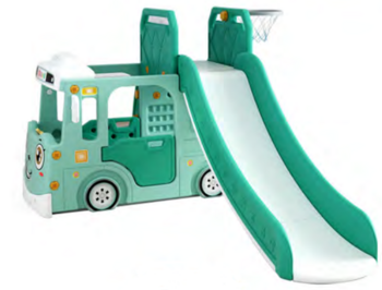 Дитячий ігровий комплекс Mealux Trailer Green (арт. KD-B09 Green) - Pampik