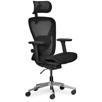 Кресло Mealux Q1 Air Black (арт. HF-Q1 M/B) - Pampik