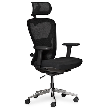 Крісло Mealux Q1 Air Fabric Black (арт HF-Q1 F/B) - Pampik