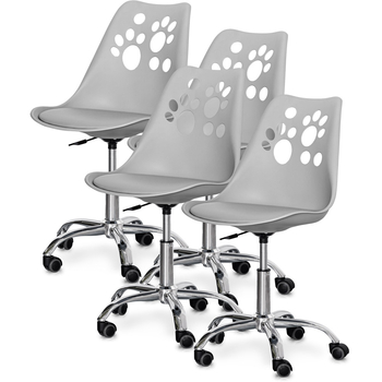 Комплект (4шт) дитяче крісло Evo-Kids Indigo Grey (арт H-232 G/G-Х4) - Pampik