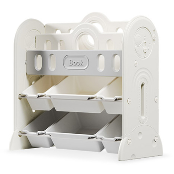 Стелаж Mealux Slotto Grey (арт. KD-E121 Grey) - Pampik