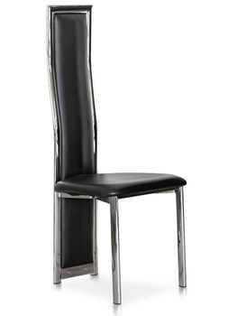 Крісло Hommex Diana Black (арт. MC-081) - оббивка екошкіра / колір чорний - Pampik