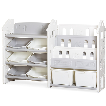 Стелаж Mealux Block White (арт. KD-E195 White) - Pampik